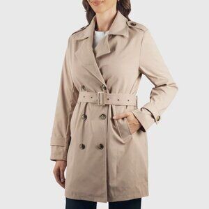 Alpine Swiss Siena Womens Rain Jacket Waterproof Trench Coat Lightweight Raincoa